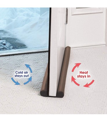 Двустранен уплътнител за врата, край с теченията