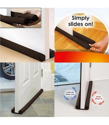 Двустранен уплътнител за врата, край с теченията