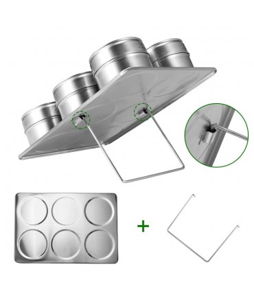 Поставка за 6 магнитни бурканчета