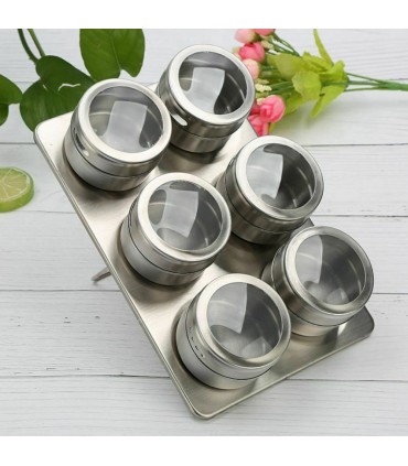 Поставка за 6 магнитни бурканчета