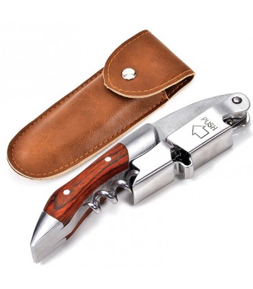 Кожено калъфче за тирбушон