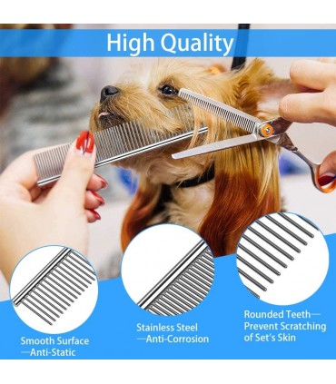 Метален гребен за разресване на кучета и котки