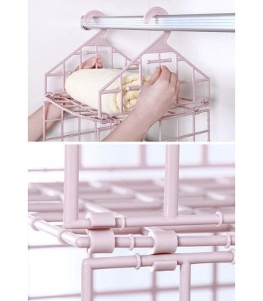 Вертикален сгъваем органайзер за гардероб с рафтове за дрехи