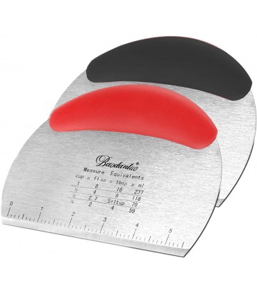 Метална шпатула за тесто с мерни единици