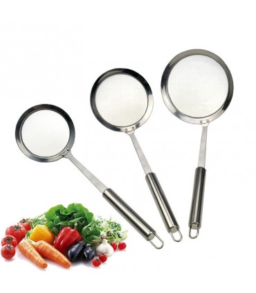 Цедка с Фина Мрежа, Неръждаема Стомана