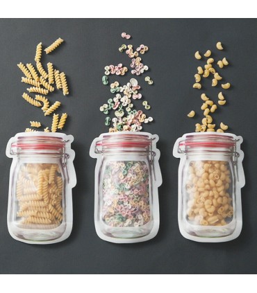 Комплект силиконови пликчета тип буркан за многократна употреба