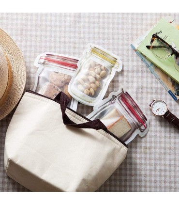 Комплект силиконови пликчета тип буркан за многократна употреба