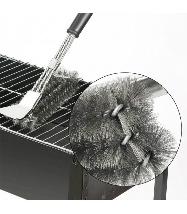 Четки за почистване на барбекю, дву и три редови