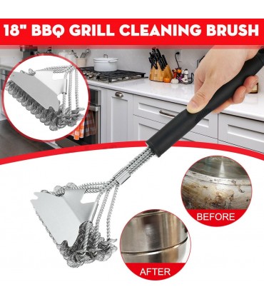 Четки за почистване на барбекю, дву и три редови