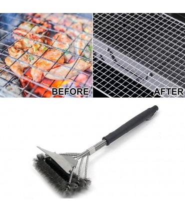 Четки за почистване на барбекю, дву и три редови