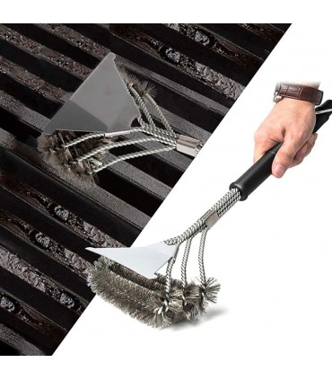 Четки за почистване на барбекю, дву и три редови