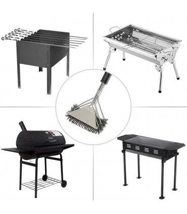 Четки за почистване на барбекю, дву и три редови