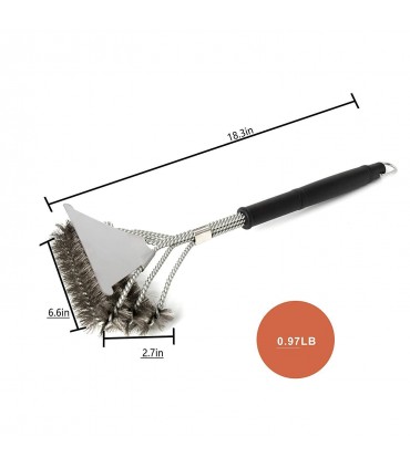 Четки за почистване на барбекю, дву и три редови