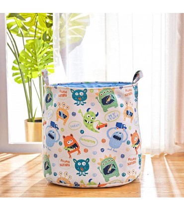 Текстилен и сгъваем кош за детски дрехи и играчки