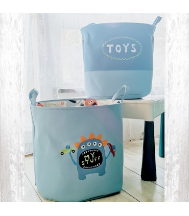 Текстилен и сгъваем кош за детски дрехи и играчки
