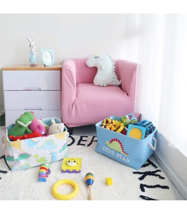 Текстилен и сгъваем кош за детски дрехи и играчки