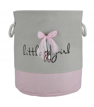 Текстилен и сгъваем кош за детски дрехи и играчки