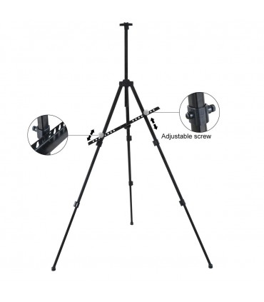 Метален Преносим Статив за Рисуване тип Триножник