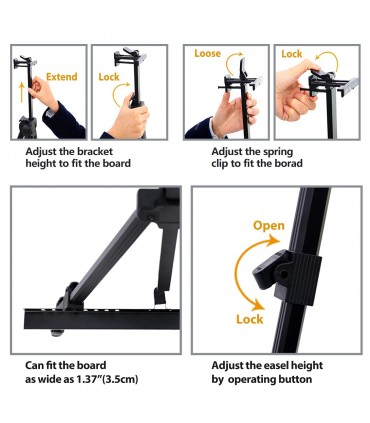 Метален Преносим Статив за Рисуване тип Триножник