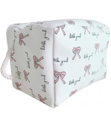 Текстилен и сгъваем кош за детски дрехи и играчки