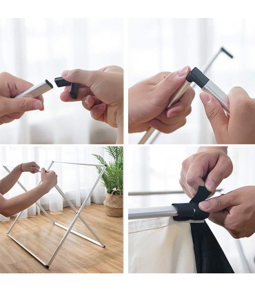 Сгъваем кош за пране с 3 отделения