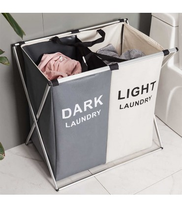 Сгъваем кош за пране с 3 отделения