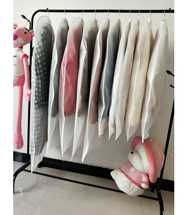 Бели калъфи за дрехи без цип в 3 размера