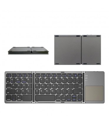 Интелигентна, сгъваема, безжична клавиатура с 64 клавиша