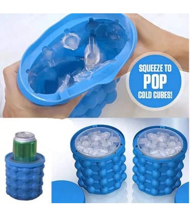 Силиконова ледарка и форма за лед ICE CUBE MAKER GENIE