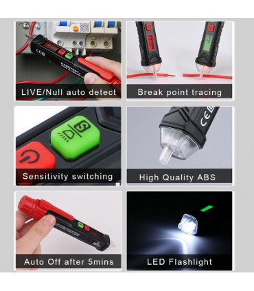 Безконтактен детектор-фазомер HABOTEST HT100