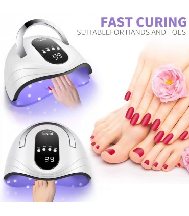 Лампа за изпичане на гел лак SUN S9 MAX, UV/LED 120W