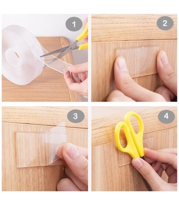 ЗДРАВО ДВОЙНОЗАЛЕПВАЩА СЕ ЛЕНТА ЗА ЗАКРЕПВАНЕ И ФИКСИРАНЕ