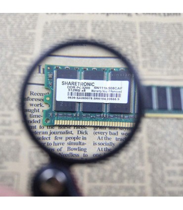 Джобна ръчна лупа с увеличение 8Х в кожено калъфче