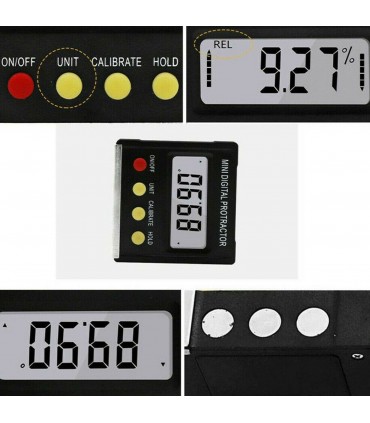 Магнитен дигитален ъгломер и нивелир