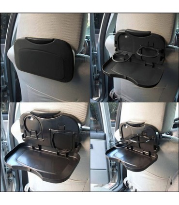 Сгъваема масичка за кола с държач за напитки