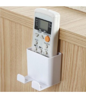 Самозалепваща стенна поставка за дистанционно и телефон