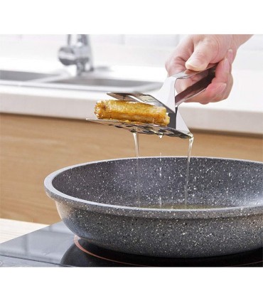 Двойна шпатула за скара широка щипка за сервиране и готвене