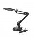 Настолна лампа с телескопично рамо и лупа 8X