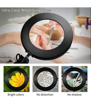 Настолна Светодиодна лампа с лупа 64LED