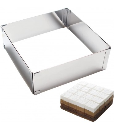 Регулируем ринг за торта - правоъгълен