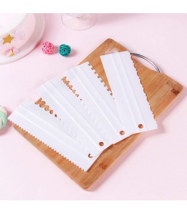 Двустранни сладкарски шпатули за торти, комплект от 4 броя