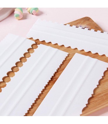 Двустранни сладкарски шпатули за торти, комплект от 4 броя