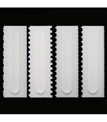 Двустранни сладкарски шпатули за торти, комплект от 4 броя