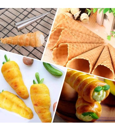 МЕТАЛНИ ФУНИЙКИ ЗА СЛАДКИ С КРЕМ К-Т 16 БР. С ЧЕТЧИЦА ЗА ПОЧИСТВАНЕ