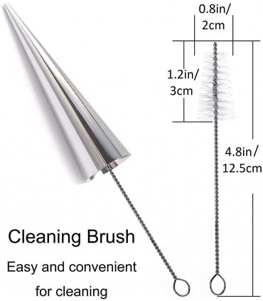 МЕТАЛНИ ФУНИЙКИ ЗА СЛАДКИ С КРЕМ К-Т 16 БР. С ЧЕТЧИЦА ЗА ПОЧИСТВАНЕ