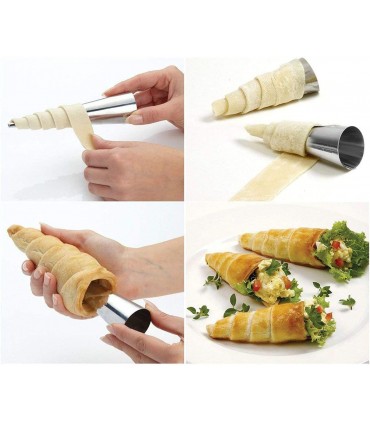 МЕТАЛНИ ФУНИЙКИ ЗА СЛАДКИ С КРЕМ К-Т 16 БР. С ЧЕТЧИЦА ЗА ПОЧИСТВАНЕ