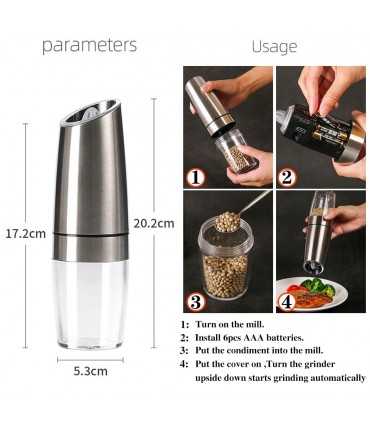 МЕЛАЧКА ЗА ЧЕРЕН ПИПЕР НА БАТЕРИИ