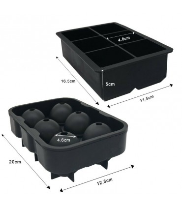 Силиконова форма за ледени кубчета или топки