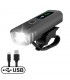 Фар за велосипед със сензор за включване и USB зареждане