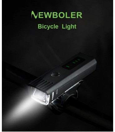 Фар за велосипед със сензор за включване и USB зареждане